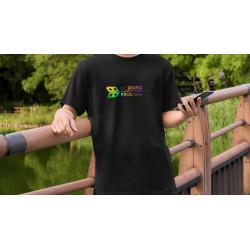 DCBB Basic Shirt black Rainbow